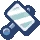 Sprite of the Ice Smash badge in Paper Mario: The Thousand-Year Door.