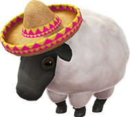 Artwork of a Sheep from Super Mario Odyssey.