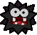 Sprite of a Fuzzy from Paper Mario: Sticker Star