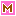 A map icon for a cleared Hand Trap in Dark Land in Super Mario Bros. 3; it is on the tile layer, and "black" is actually transparency here.