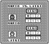 Mario and Luigi in link cable mode.