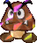 Sprite of a Shiny Goomba from Paper Mario: Sticker Star