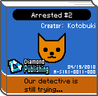 The shelf sprite of one of Mona's favorite artist comics: Arrested #2 in the game WarioWare: D.I.Y.