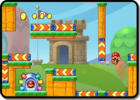 Mini Mario in one of his levels