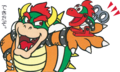 Super Mario Wisdom Games Picture Book ⑥ Mario Versus Bowser (1997)