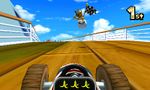 Lakitu waving the checkered flag after a win