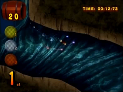 The level Deep Sea Sprint from Donkey Kong Jungle Beat