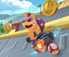 Thumbnail of the Iggy Cup challenge from the Baby Rosalina Tour; a Combo Attack challenge set on 3DS Daisy Hills T