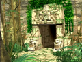 The entrance to Inka Dinka Doo's temple.