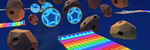 RMX Rainbow Road 1 from Mario Kart Tour