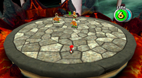 A planet in Bowser's Galaxy Generator