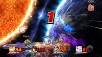 A 4-Player Smash battle.