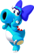 Artwork of Birdo (Light Blue) from Mario Kart Tour
