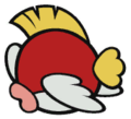 An injured Cheep Cheep