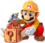 Official Builder Mario artwork, from Super Mario Maker.