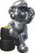 Artwork of Metal Mario from Mario Kart 7