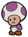 Back sprite of the "Deep Cuts" Toad