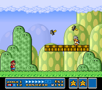 The Hammer Brother battle in Grass Land.