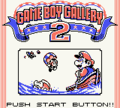 Early title screen