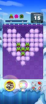 Stage 1015 from Dr. Mario World