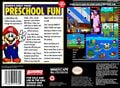 North American SNES box art (back)
