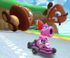Thumbnail of the Birdo Cup challenge from the 2020 New Year's Tour; a Goomba Takedown challenge set on GCN Yoshi Circuit (reused as the Donkey Kong Cup's bonus challenge in the Piranha Plant Tour)