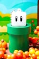 Keychain of a Light Block from New Super Mario Bros. Wii