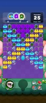 Stage 1052 from Dr. Mario World