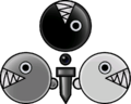 A monochrome Underchomp