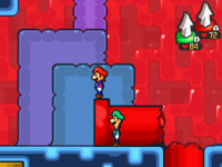 Pipe Yard screenshot from Mario & Luigi: Bowser's Inside Story