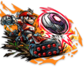 Mario performing a slide kick