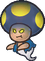 Sprite of Ghost T. from Paper Mario: The Thousand-Year Door