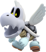 Artwork of a Parabones from Super Mario 3D World.