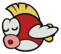 A sleeping Cheep Cheep.
