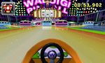 The bumpers in the main area before the finish line