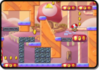 Mini Toad in one of his levels