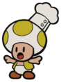 Chef Kinopio panicking