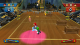 A 3-on-3 Volleyball match.