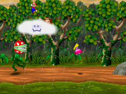 The minigame Piranha's Pursuit.