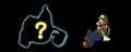 Luigi frightened of an unidentified ghost