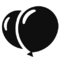 The Balloon Fight series emblem, from Super Smash Bros. for Nintendo 3DS / Wii U.