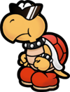 Red Koopa Troopa from Paper Mario: The Thousand-Year Door.